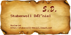 Stubenvoll Dániel névjegykártya
